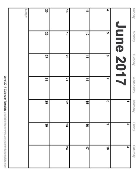 printable june  calendar