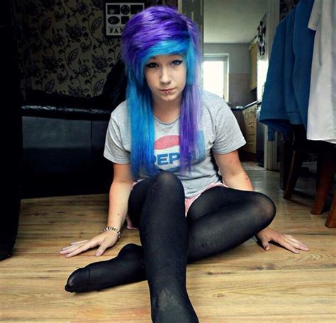 pin by kaylie collier on hair styles and color cute emo