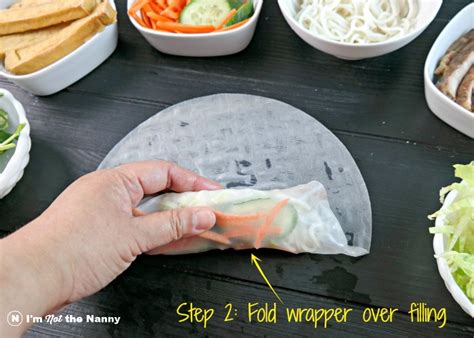how to make vietnamese spring rolls gỏi cuốn i m not the nanny
