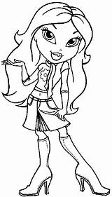 Bratz Kolorowanki Jade Coloring4free Kolorowanka Páginas sketch template