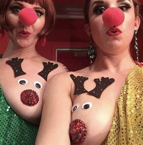 christmas boob is the greatest holiday fashion trend ever maxim