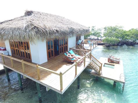 private island rental with over water bungalow updated
