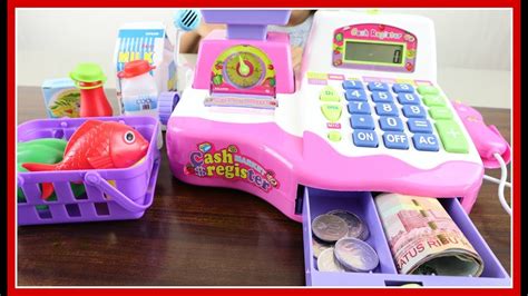 mainan kasir kasiran pakai uang beneran electronic cash register