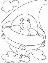 Ufo Coloring Pages Colouring Alien Aliens Saucer Flying Fly Advanced Called Vehicle Kids Their High Space Printable Drawing Getcolorings Color sketch template