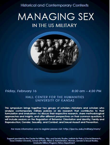 Managing Sex In The Military Historical And Contemporary Contexts