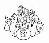Coloring Pages Larry Veggie Tales Characters Boy Drawing Veggietales Friends Cucumber Coloringsky Kids Drawings Colouring Printable Birthday Asparagus Paintingvalley Tomato sketch template