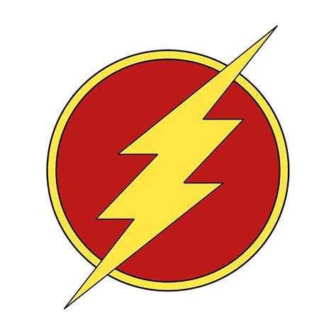 draw  flash logo  easy drawing tutorial flash logo
