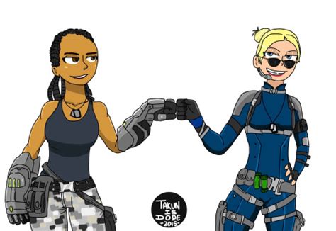 Horror Brawl Cassie Cage And Jacqui Briggs By Ask Theangelofsouls On