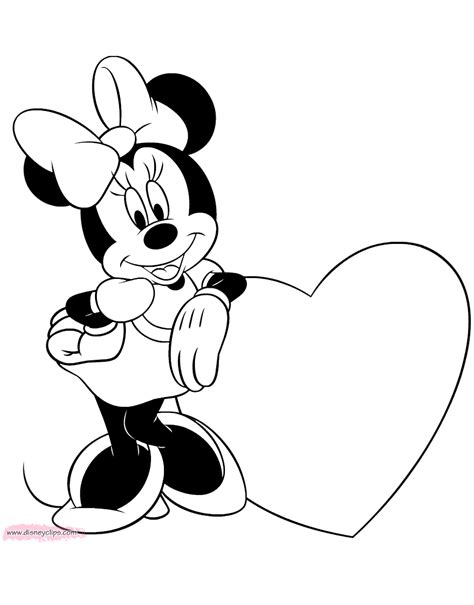 disney valentines day coloring pages  disneyclipscom