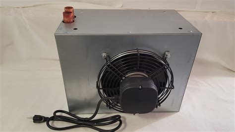 style hydronic hanging heater variable speed fan  wiring needed  log boiler