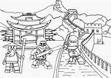Ninjago Oni sketch template