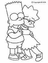 Coloring Pages Simpson Print sketch template