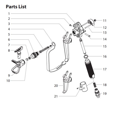 wagner paint sprayer parts diagram reviewmotorsco
