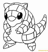 Pokemon Coloring Pages Sandshrew Sheets Colouring Color Growlithe Drawings Printable Craft Tegning Online Pikachu Malebøger Tegninger Evolutions Kids Party Lds sketch template