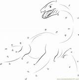 Ness Loch Monster Dot Dots Connect Printable sketch template