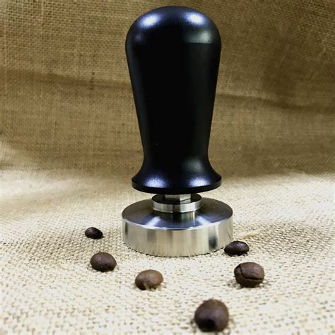 coffee calibrated espresso tamper  flat base baristaspace