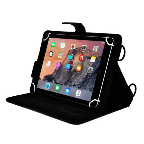 universal leather tablet case high quality folding folio stand cover case