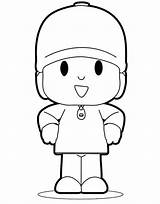 Pocoyo Coloring Awesome sketch template