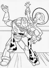 Story Toy Coloring Pages Printable Buzz Woody Toys sketch template