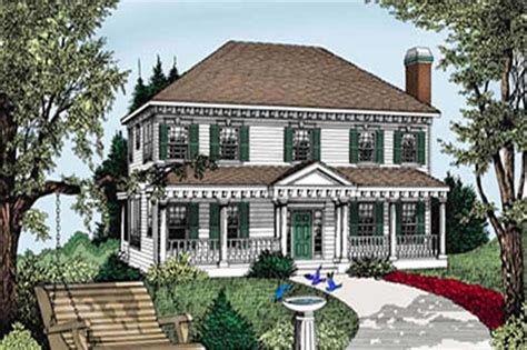 colonial southern country house plans home design ddi