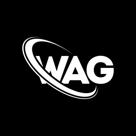 wag logo wag letter wag letter logo design initials wag logo linked