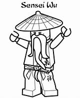 Ninjago Sensei sketch template