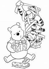 Pooh Winnie Coloriage Colorir Desenhos Tigrou Tigger Malvorlagen Cadeaux Emballent Imprimer Ursinho Freunden Amici Puh Oso Scribblefun Imanenes sketch template