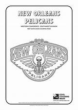 Coloring Pages Nba Basketball Cool Logos Orleans Logo Pelicans Teams Grizzlies Memphis Clubs Team Sheet Conference Western Template Print sketch template