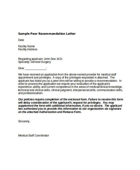 samples  recommendation letter templates   ms word