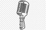 Drawing Microphone Old Mic Retro Paintingvalley Drawings sketch template