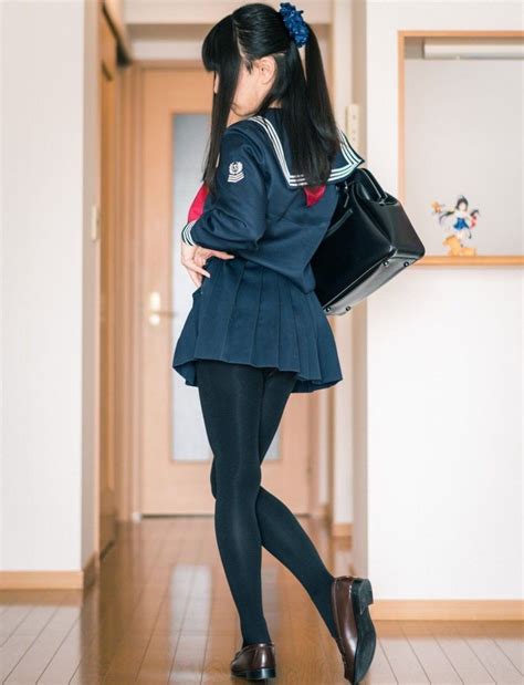 School Girl Japan Pantyhose Fashion Fashion Models Peplum Dress