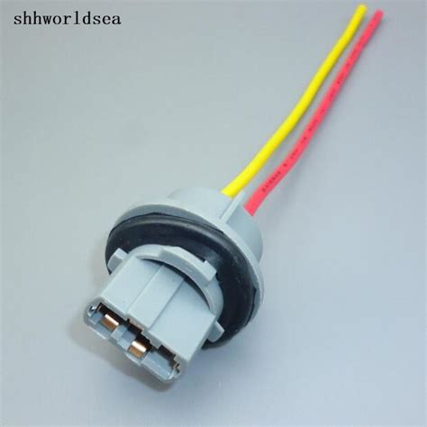 shhworldsea car socket  auto bulb socket auto socket single wire  cables adapters