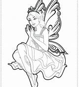 Coloring Mermaid Fairy Pages Princess Getcolorings Getdrawings sketch template