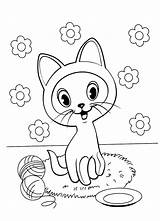 Kitten Coloring Pages Kids Wonder sketch template