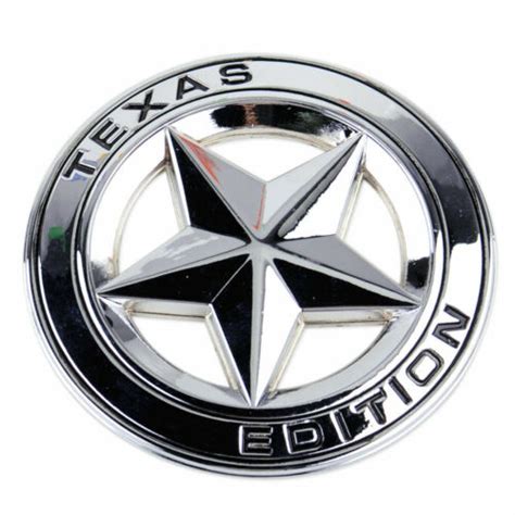 metal car sticker star logo emblem badge car styling sticker  texas edition ebay
