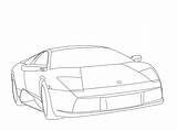 Lamborghini Coloring Aventador Pages Outline Drawing Getdrawings Reventon Print sketch template