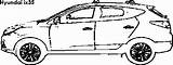 Hyundai Ix35 Coloring Dimensions Car sketch template