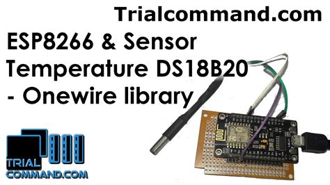 esp temperature sensor dsb  onewire library trialcommand