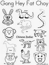Chinese Year Coloring Zodiac Printable Animal Pages Printables Print Category Horse Printablee Fun sketch template