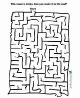 Maze Mazes Coloring Kids Printable Pages Games Print Activity Worksheets Kid Pdf Channel Library Clipart sketch template