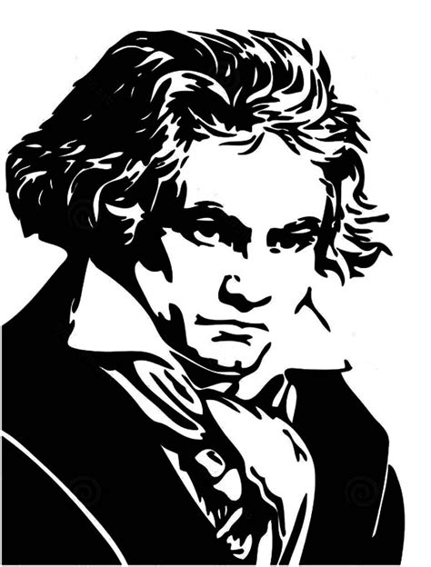 portrait  ludwig van beethoven coloring pages  place  color