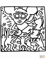 Haring Keith Andy Mouse Coloring Pages Drawing Pop Kids Drawings Getdrawings Fun Saturm Info sketch template