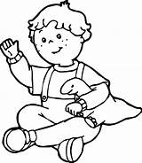 Wecoloringpage Caillou sketch template