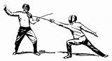 Fencing Scherma Anggar Berdirinya Sword Almanac Recreation Athlete Wpclipart Deixe Comentário sketch template