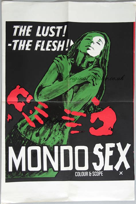 Mondo Sex Original Vintage Film Poster Original Poster Vintage Film