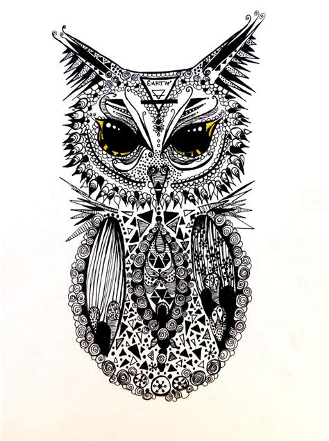 mandala owl  inspirationdraw  deviantart