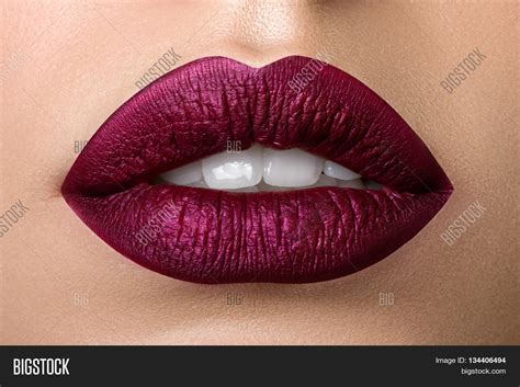 close view beautiful woman lips image and photo bigstock