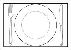 place setting plate fork knife spoon plates fork crafts