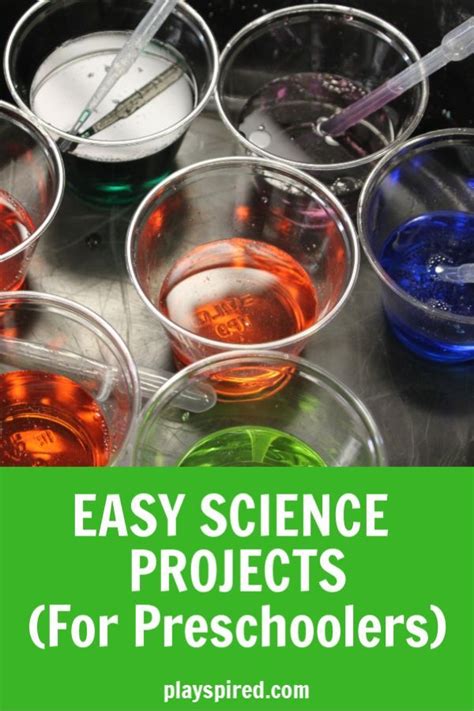 amazing science projects  preschoolers playspired science