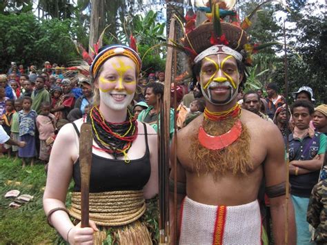 A Traditional Marriage Ceremony In Papua New Guinea This